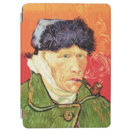 Van Gogh - Self Portrait with Bandaged Ear &amp; Pipe iPad Air Cover