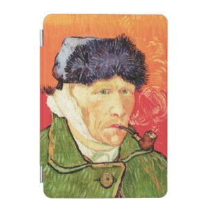 Van Gogh - Self Portrait with Bandaged Ear & Pipe iPad Mini Cover