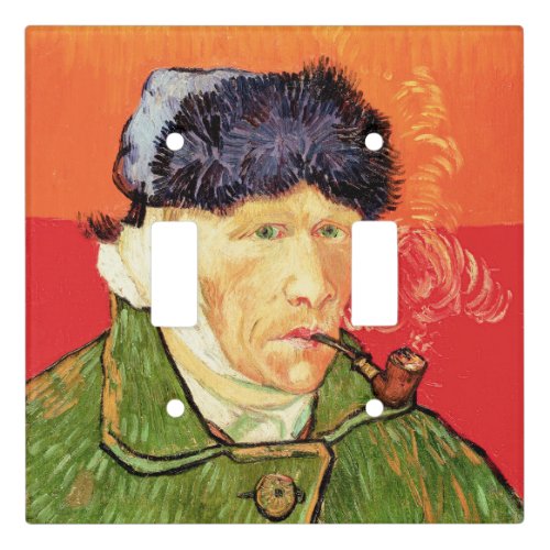 Van Gogh _ Self Portrait with Bandaged Ear  Pipe Light Switch Cover