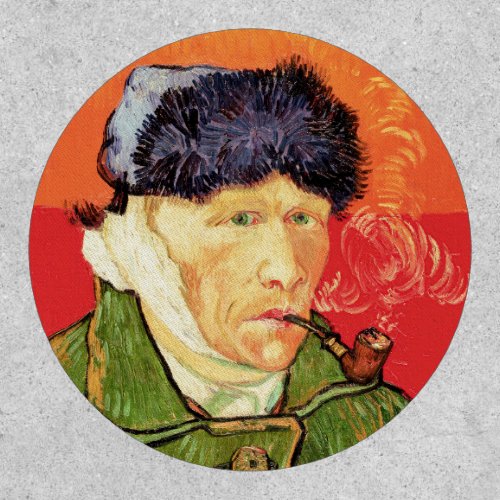 Van Gogh _ Self Portrait with Bandaged Ear  Pipe Patch