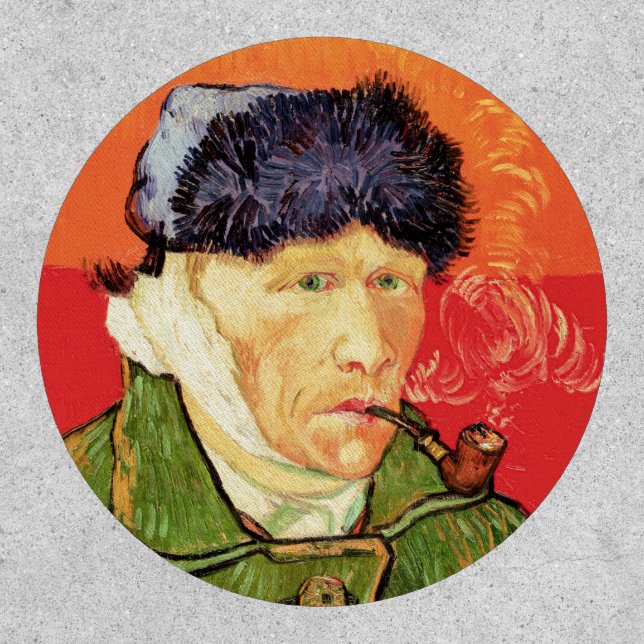 Van Gogh - Self Portrait with Bandaged Ear & Pipe Patch (Front)