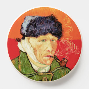 Van Gogh - Self Portrait with Bandaged Ear & Pipe PopSocket