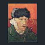 Van Gogh - Self-Portrait with Bandaged Ear Postcard<br><div class="desc">Self-Portrait with Bandaged Ear (and pipe),  famous painting by Vincent van Gogh</div>