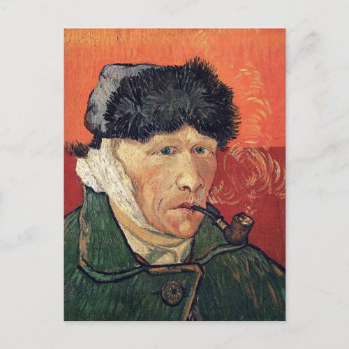 Van Gogh _ Self_Portrait with Bandaged Ear Postcard