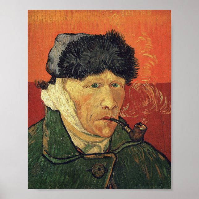 Van Gogh - Self-Portrait with Bandaged Ear Poster (Front)