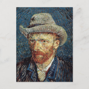 Van Gogh Self-Portrait with Grey Felt Hat Postcard