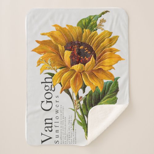 Van Gogh  Sherpa Blanket