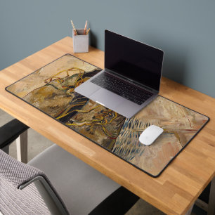 Van Gogh Shoes Painting Desk Mat