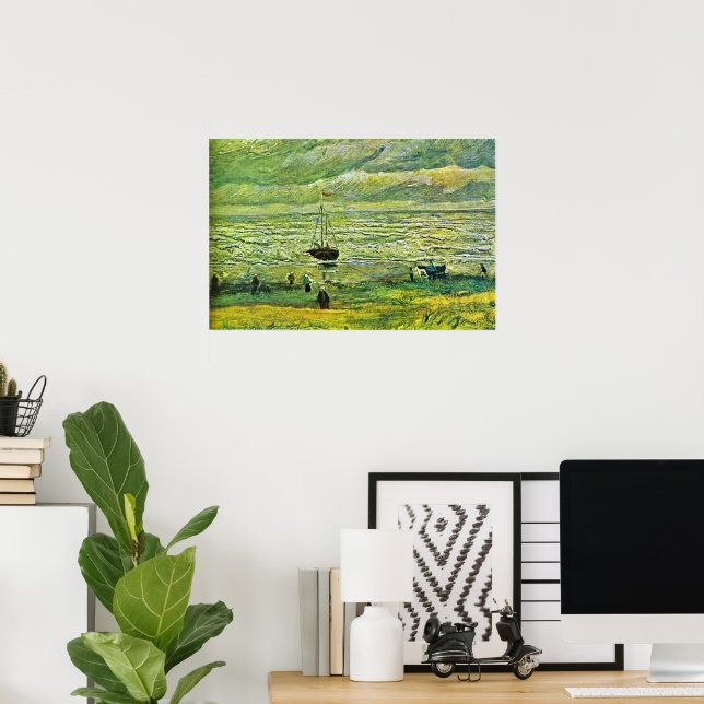 Van Gogh - Shores of Scheveningen, Poster (Home Office)