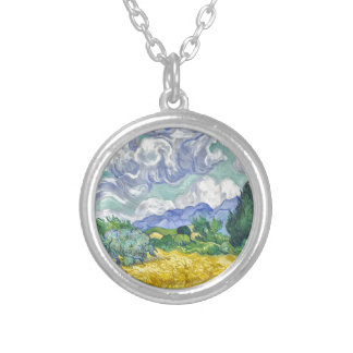 Van gogh silver plated necklace