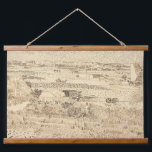 Van Gogh Sketches Harvest The Plain Art Wood Wall Hanging Tapestry<br><div class="desc">Vincent Van Gogh,  Harvest the plain of La Crau,  1888. Old famous painting sketches with farmer fields and farmhouses in soft sand or cream tone colors and a post-impressionism style. Printed on a wood-framed wall-hanging tapestry. CCO license,  public domain art.</div>