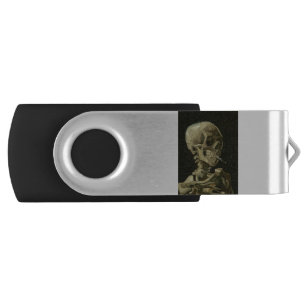van gogh Skull Flash Drive