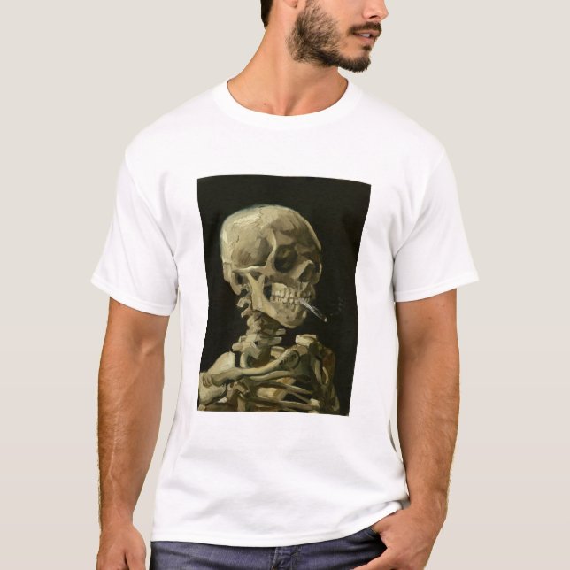 van gogh Skull T-Shirt (Front)