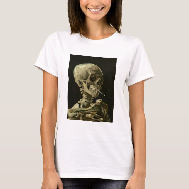 van gogh Skull T-Shirt (Front)