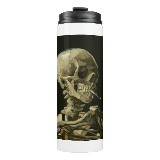 van gogh Skull Thermal Tumbler (Front)