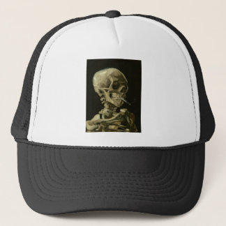 van gogh Skull Trucker Hat