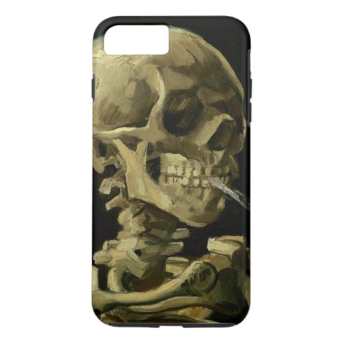 Van Gogh  Skull with Burning Cigarette  1886 iPhone 8 Plus7 Plus Case