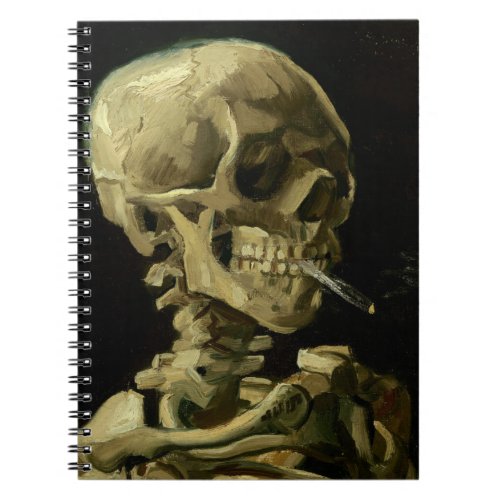 Van Gogh  Skull with Burning Cigarette  1886 Notebook