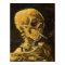Van Gogh Skull with Burning Cigarette