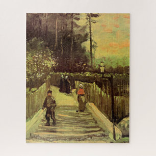 Van Gogh - Sloping Path in Montmarte Jigsaw Puzzle