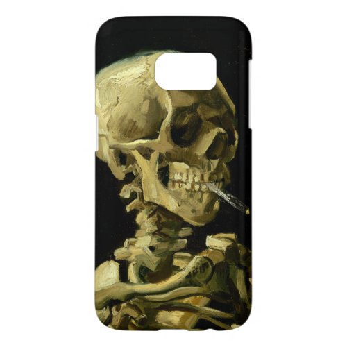 Van Gogh Smoking Skeleton Samsung Galaxy S7 Case