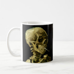 Van Gogh Smoking Skeleton Coffee Mug