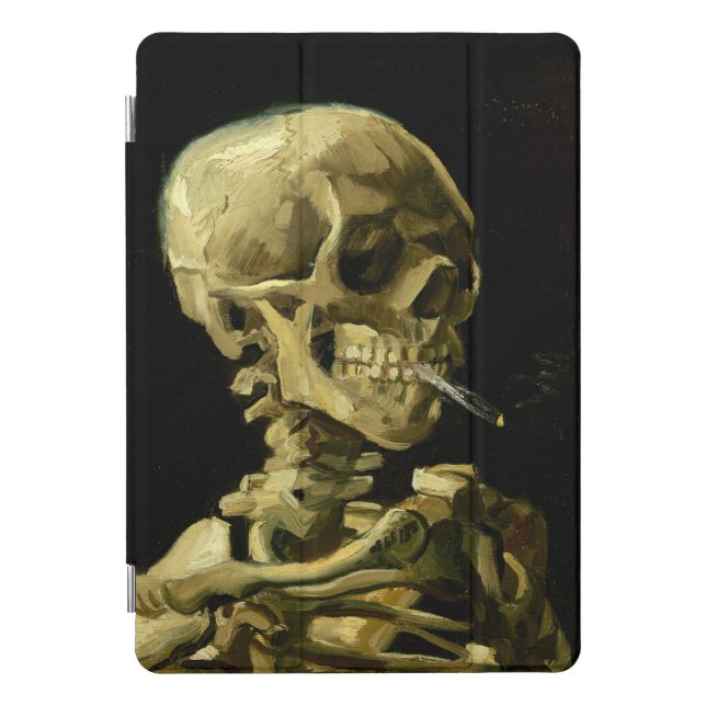 Van Gogh Smoking Skeleton iPad Pro Cover (Front)