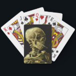 Van Gogh Smoking Skeleton Poker Cards<br><div class="desc">Playing Cards featuring Vincent van Gogh’s oil painting Skull of a Skeleton with Burning Cigarette (1885-86). A great gift for fans of Post-Impressionism and Dutch art!</div>