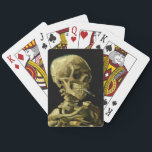Van Gogh Smoking Skeleton Poker Cards<br><div class="desc">Playing Cards featuring Vincent van Gogh’s oil painting Skull of a Skeleton with Burning Cigarette (1885-86). A great gift for fans of Post-Impressionism and Dutch art!</div>