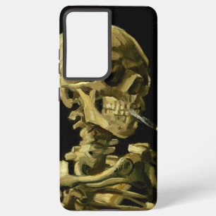 Van Gogh Smoking Skeleton Samsung Galaxy S21 Ultra Case