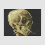 Van Gogh Smoking Skeleton Tissue Paper<br><div class="desc">Tissue Paper featuring Vincent van Gogh’s oil painting Skull of a Skeleton with Burning Cigarette (1885-86). A great gift for fans of Post-Impressionism and Dutch art!</div>