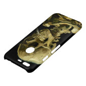 Van Gogh Smoking Skeleton Uncommon Google Pixel Case (Top)