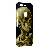 Van Gogh Smoking Skeleton Uncommon Google Pixel Case (Back/Right)