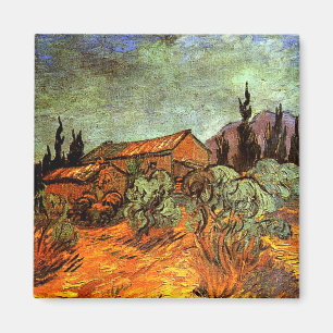 Van Gogh - Snowy Landscape Magnet