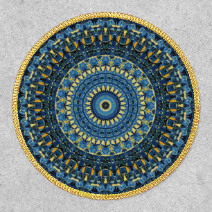 Van Gogh Starry Night Abstract Groovy Boho Mandala Patch