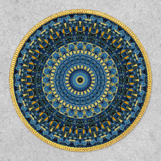 Van Gogh Starry Night Abstract Groovy Boho Mandala Patch