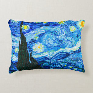 Van Gogh Starry Night Accent Pillow