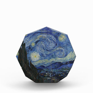 Van Gogh Starry Night Acrylic Award