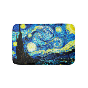 Van Gogh - Starry Night Bath Mat