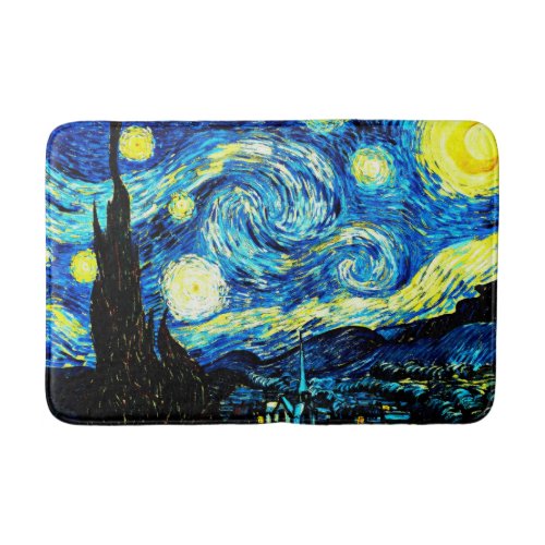 Van Gogh _ Starry Night Bath Mat