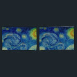 Van Gogh Starry Night Bedding Set Pillow Case<br><div class="desc">Vincent Van Gogh's Art Work - " The Starry Night" is featured on these pillowcases (see matching duvet cover). A nighttime sky so alive with sumptuous swirls! **Check out related products with this design in our store and discover more amazing options with this wonderful image: https://www.zazzle.com/collections/arty_gifts_for_the_van_gogh_fan_in_your_life-119079521028472120?rf=238919973384052768</div>