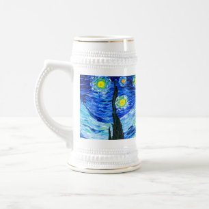 Van Gogh Starry Night Beer Stein