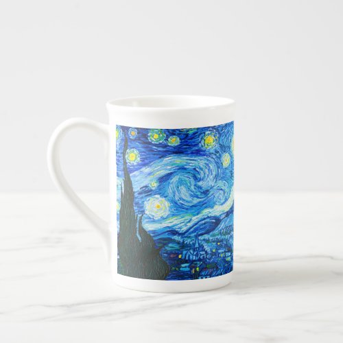 Van Gogh Starry Night Bone China Mug