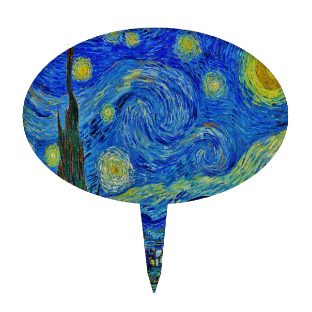 Custom The Starry Night (Van Gogh 1889) Student Backpack