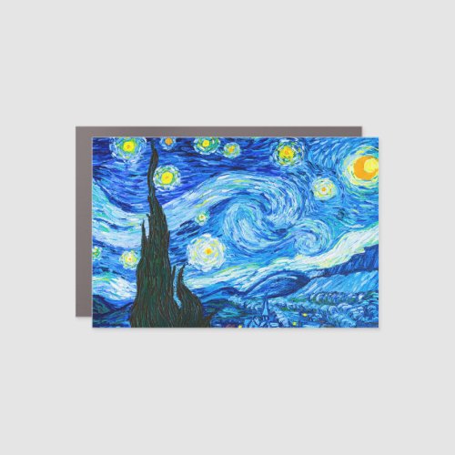 Van Gogh Starry Night Car Magnet