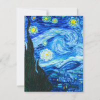 Van Gogh Starry Night Card