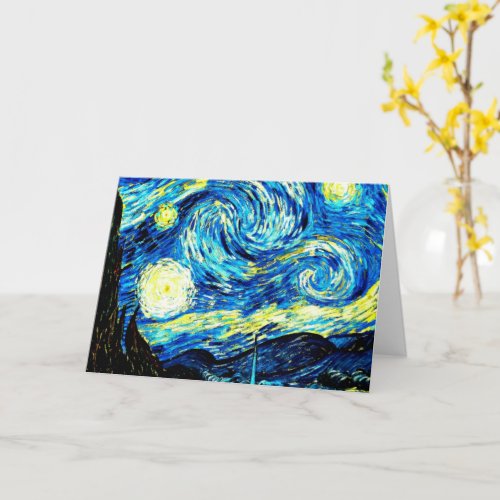 Van Gogh _ Starry Night Card