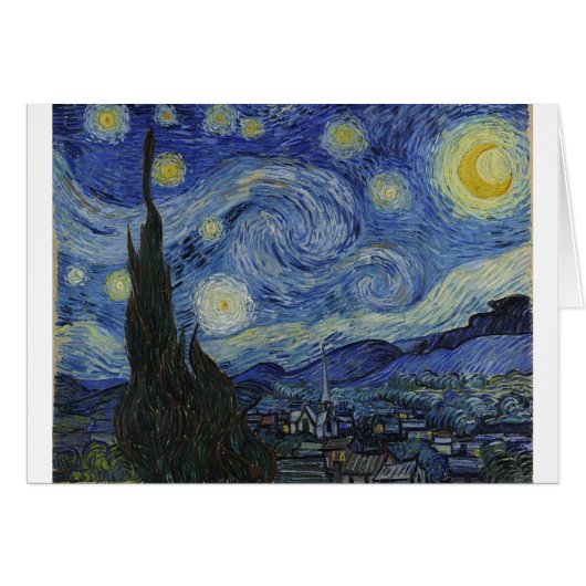 Van Gogh Starry Night Cards (Front Horizontal)