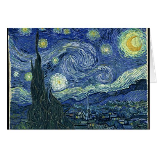 Van  Gogh Starry Night Cards (Front Horizontal)