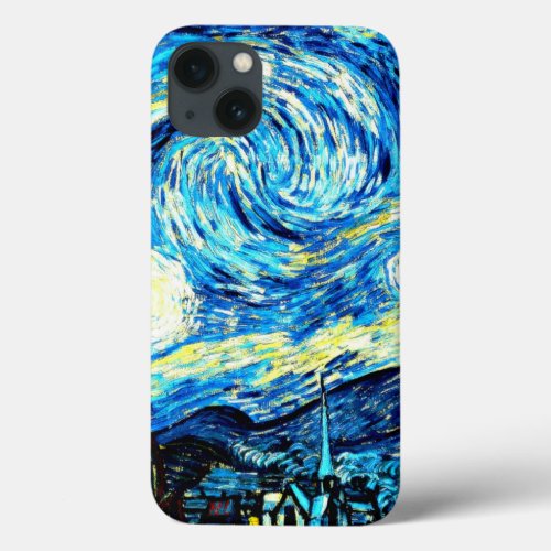 Van Gogh _ Starry Night iPhone 13 Case